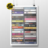 Music from 2004 - 21st Birthday Gift - Customized Print - Born in 2004 - Year you were born