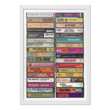 Music from 1963 - 62nd Birthday Gift - Customized Print - Born in 1963 - Year you were Born