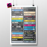 Music from 1969 - 56th Birthday Gift - Customized Print - Born in 1969 - Year you were Born