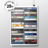 Music from 1997 - 28th Birthday Gift - Customized Print - Born in 1997 - Year you were born