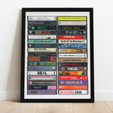 Music from 2000 - 25th Birthday Gift - Customized Print - Born in 2000 - Year you were born