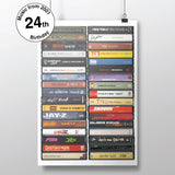 Music from 2001 - 24th Birthday Gift - Customized Print - Born in 2001 - Year you were born