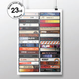 Music from 2002 - 23rd Birthday Gift - Customized Print - Born in 2002 - Year you were born