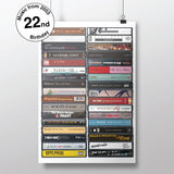 Music from 2003 - 22nd Birthday Gift - Customized Print - Born in 2003 - Year you were born