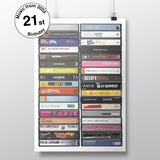 Music from 2004 - 21st Birthday Gift - Customized Print - Born in 2004 - Year you were born