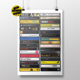 Music from 2005 - 20th Birthday Gift - Customized Print - Born in 2005 - Year you were born