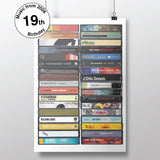Music from 2006 - 19th Birthday Gift - Customized Print - Born in 2006 - Year you were born