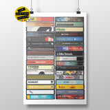 Music from 2006 - 19th Birthday Gift - Customized Print - Born in 2006 - Year you were born