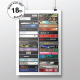 Music from 2007 - 18th Birthday Gift - Customized Print - Born in 2007 - Year you were born