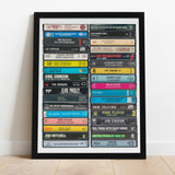 Music from 1969 - 56th Birthday Gift - Customized Print - Born in 1969 - Year you were Born