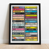 Music from 1973 - 52nd Birthday Gift - Customized Print - Year you were Born