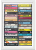 Music from 1973 - 52nd Birthday Gift - Customized Print - Year you were Born