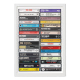 Music from 1975 - 50th Birthday Gift - Customized Print -  Year you were born