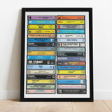 Music from 1976 - 49th Birthday Gift - Customized Print - Year you were Born