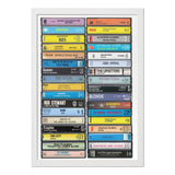 Music from 1976 - 49th Birthday Gift - Customized Print - Year you were Born