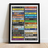 Music from 1977 - 48th Birthday Gift - Customized Print - Card - Year you were Born