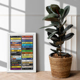 Music from 1977 - 48th Birthday Gift - Customized Print - Card - Year you were Born