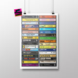 Music from 1977 - 48th Birthday Gift - Customized Print - Card - Year you were Born