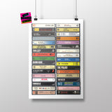 Music from 1978 - 47th Birthday Gift - Customized Print - Card - Year you were Born