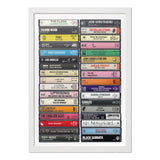 Music from 1980 - 45th Birthday Gift - Customized Print - Born in 1980 - Year you were Born