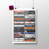 Music from 1983 - 42nd Birthday Gift - Customized Print - Born in 1983 - Year you were Born