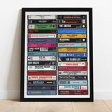 Music from 1984 - 41st Birthday Gift - Customized Print - Born in 1984 - Year you were born
