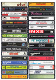 1980's Singles: Classic songs from the 80's - Cassette Print