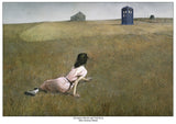 Christina's World with TARDIS: Andrew Wyeth/Dr Who Mashup