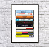 New Order Albums:  New Order Discography - Cassette Print