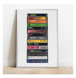 Queen Albums:  Queen Discography - Cassette Print