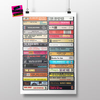 Music from 1964 - 61st Birthday Gift - Customized Print - Born in 1964 - Year you were Born