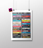 Music from 1966 - 59th Birthday Gift - Customized Print - Born in 1966 - Year you were Born