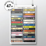 Music from 1978 - 47th Birthday Gift - Customized Print - Card - Year you were Born