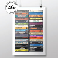 Music from 1979 - 46th Birthday Gift - Customized Print  - Born in 1979