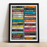 Music from 1968 - 57th Birthday Gift - Customized Print - Born in 1968 - Year you were Born