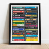 Music from 1970 - 55th Birthday Gift - Customized Print - Born in 1970 - Year you were Born