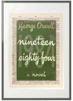 George Orwell: 1984, First Edition Dictionary Print