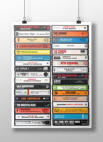 1960's Albums: Classic Albums from the 60's - Cassette Print