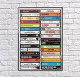 1960's Albums: Classic Albums from the 60's - Cassette Print