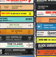 1970's Albums: Classic Albums from the 70's - Cassette Print