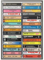 1970's Albums: Classic Albums from the 70's - Cassette Print