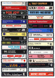 1980's Albums: Classic Albums from the 80's - Cassette Print