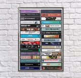 1990's Albums: Classic Albums from the 90's - Cassette Print