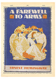 Ernest Hemingway, A Farewell to Arms: First Edition Cover (1929), Dictionary Print