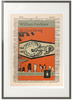 William Faulkner, As I Lay Dying: First Edition Cover (1930), Dictionary Print