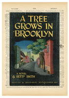 Betty Smith, A Tree Grows in Brooklyn: First Edition Cover (1943), Dictionary Print