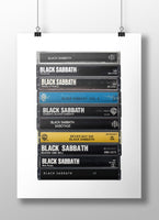 Black Sabbath: Collected Albums Cassette Print