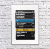 Black Sabbath: Collected Albums Cassette Print