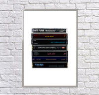 Daft Punk: Collected Albums Cassette Print