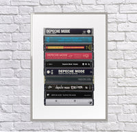 Depeche Mode: Collected Albums Cassette Print